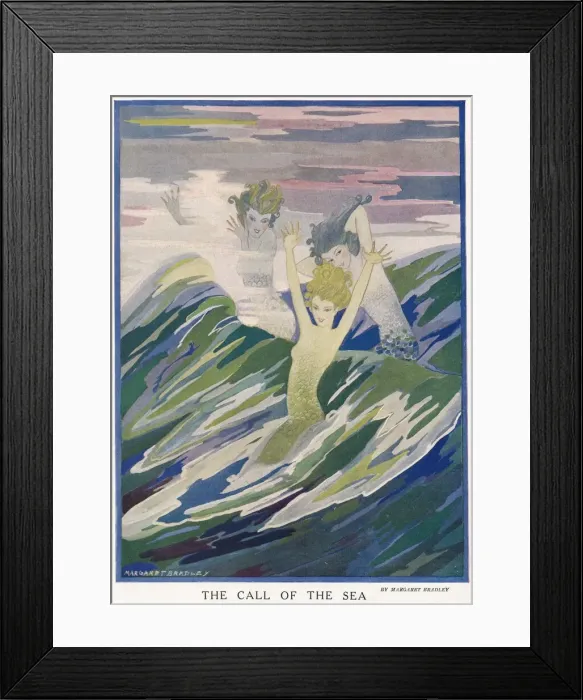 Framed Print : The Call of the Sea by Margaret Bradley Framed Print : The Call of the Sea by Margaret Bradley