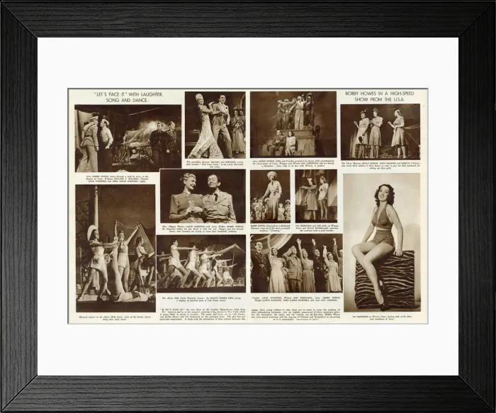 Framed Print : Lets Face It at the London Hippodrome Framed Print : Lets Face It at the London Hippodrome