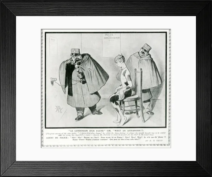 Framed Print : (The Morning After of a Faun) Le Lendemain d un Faune (or Framed Print : (The Morning After of a Faun) Le Lendemain d un Faune (or