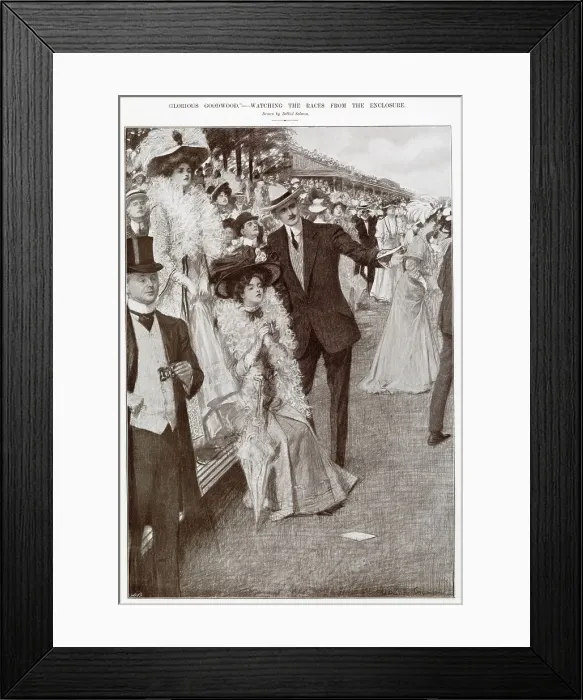 Framed Print : Glorious Goodwood 1907 Framed Print : Glorious Goodwood 1907