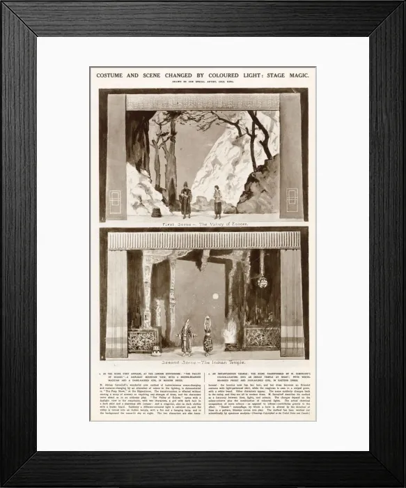 Framed Print : LIghting effects in Peep Show at London Hippodrome Framed Print : LIghting effects in Peep Show at London Hippodrome