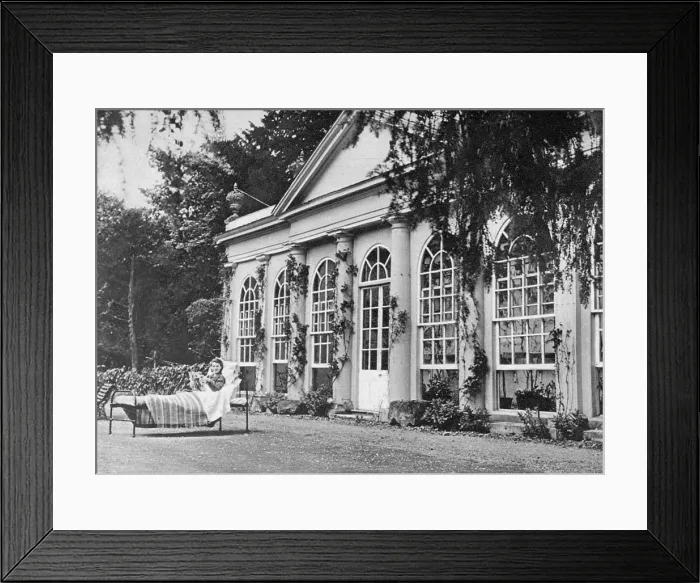 Framed Print : Country Houses in Wartime - Shardeloes, Amersham, Bucks in use a Maternity Home for Framed Print : Country Houses in Wartime - Shardeloes, Amersham, Bucks in use a Maternity Home for