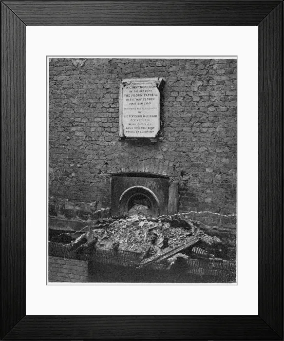 Framed Print : The Church of the Pilgrim Fathers, Southwark, London, dedicated to the Pilgrims who Framed Print : The Church of the Pilgrim Fathers, Southwark, London, dedicated to the Pilgrims who