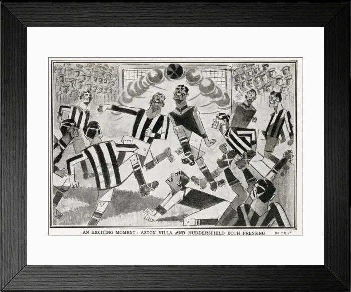 Framed Print : A Dream of the Cup Final, after visiting the Futurist exhibition Framed Print : A Dream of the Cup Final, after visiting the Futurist exhibition
