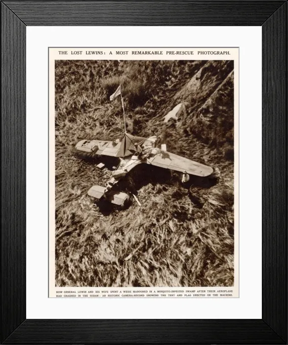 Framed Print : Aerial view of the site where Brigadier-General Arthur Corrie Lewin Framed Print : Aerial view of the site where Brigadier-General Arthur Corrie Lewin