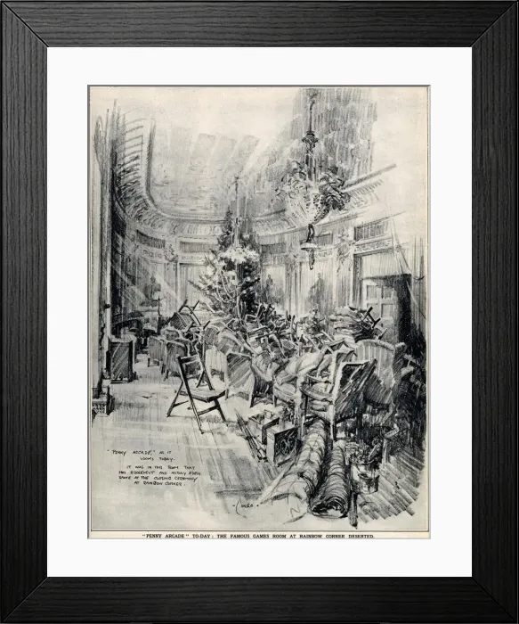 Framed Print : Sad scenes at Rainbow Corner, the American Red Cross Club in Shaftesbury Avenue Framed Print : Sad scenes at Rainbow Corner, the American Red Cross Club in Shaftesbury Avenue