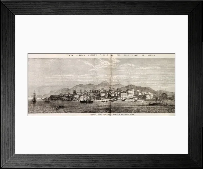 Framed Print : Freetown, Sierra Leone Framed Print : Freetown, Sierra Leone