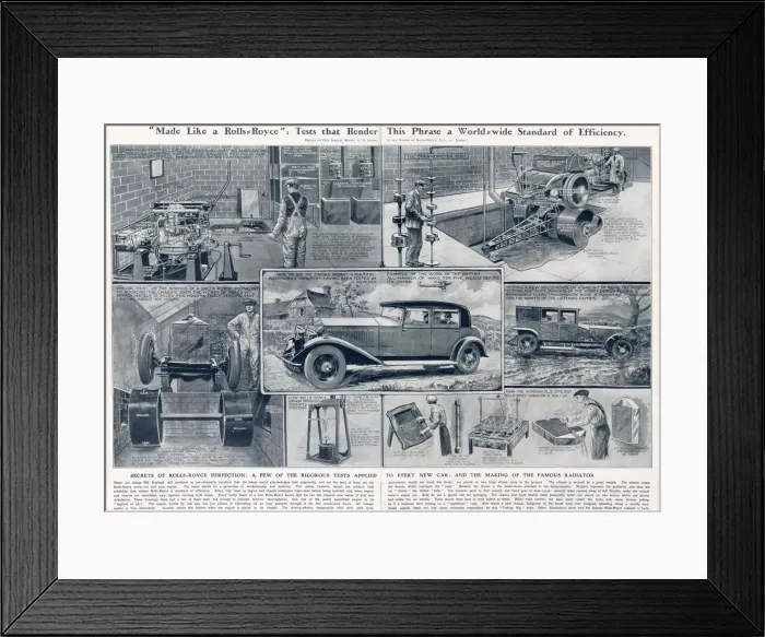 Framed Print : Made like a Rolls Royce by G. H. Davis