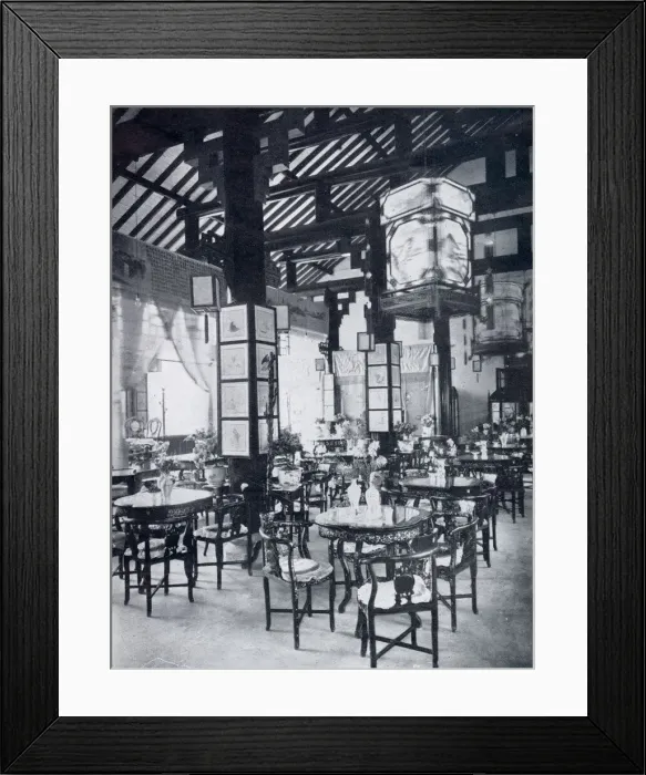 Framed Print : The Chinese restaurant in the Hong Kong section of the British Empire exhibition Framed Print : The Chinese restaurant in the Hong Kong section of the British Empire exhibition