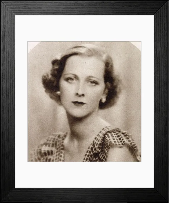 Framed Print : Margaret Thesiger (Margaret Monck) Framed Print : Margaret Thesiger (Margaret Monck)