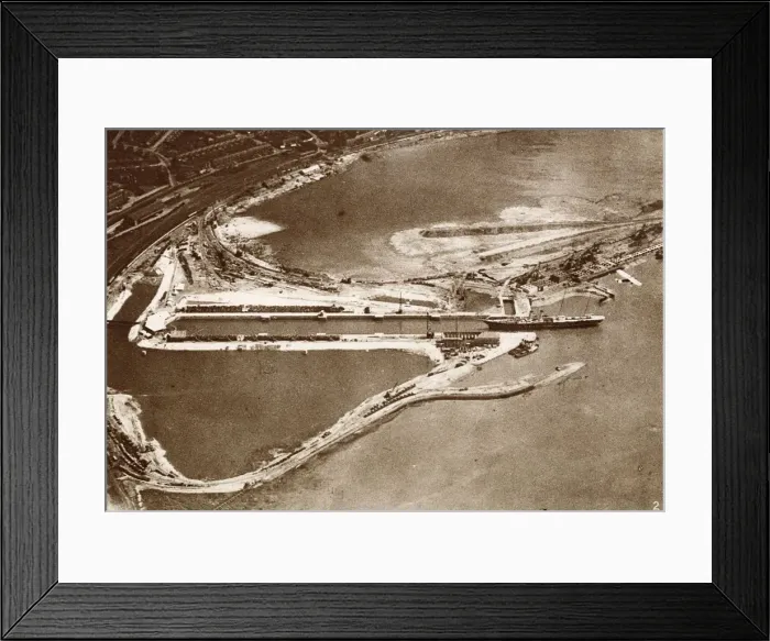 Framed Print : The Royal Opening of the new Dry Dock at Southampton on Wednesday, July 26 Framed Print : The Royal Opening of the new Dry Dock at Southampton on Wednesday, July 26