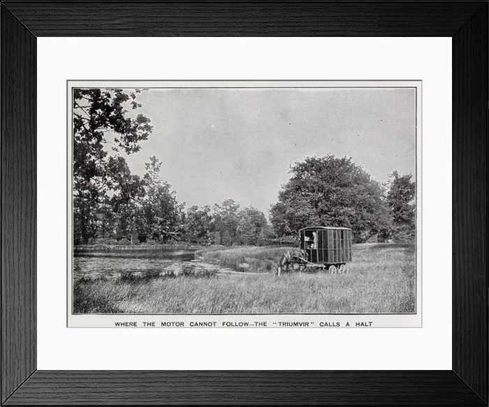 Framed Print : The Art of Caravanning (Bertram Smith) Framed Print : The Art of Caravanning (Bertram Smith)