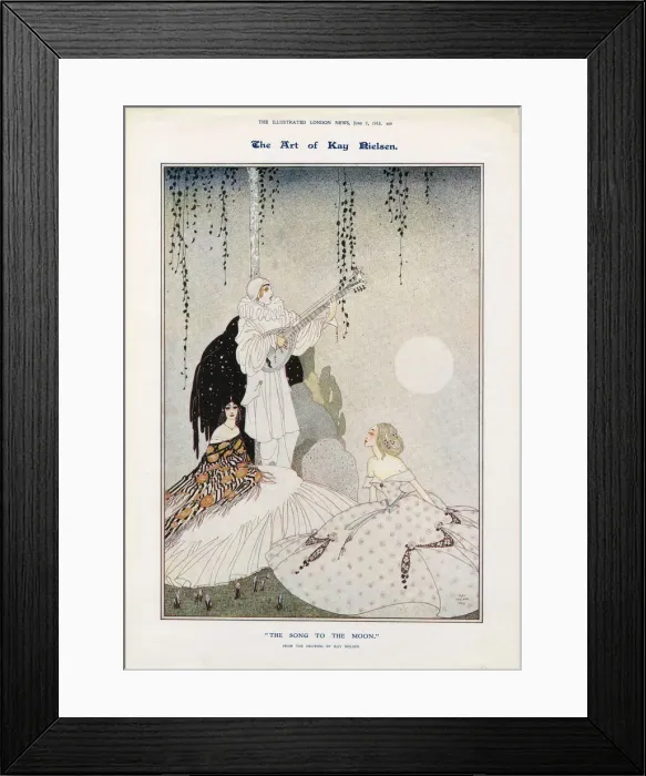 Framed Print : The Song to the Moon - Kay Nielsen Framed Print : The Song to the Moon - Kay Nielsen