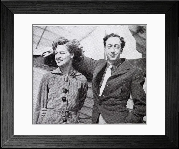 Framed Print : Walter Greenwood and Pearl Alice Osgood Framed Print : Walter Greenwood and Pearl Alice Osgood