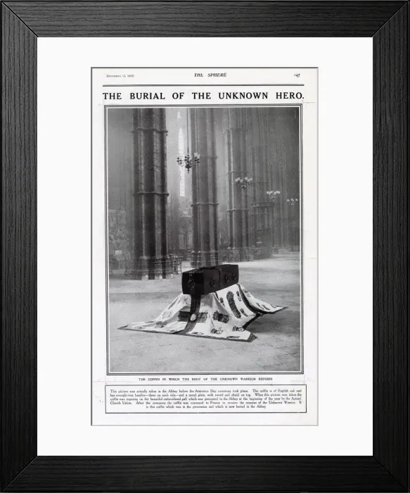 Framed Print : The Burial of the Unknown Hero Framed Print : The Burial of the Unknown Hero
