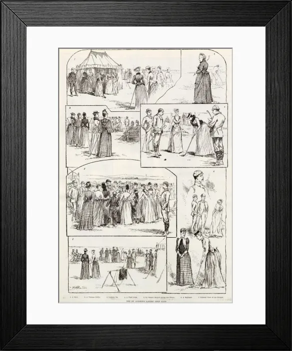 Framed Print : Ladies golf at St. Andrew s Framed Print : Ladies golf at St. Andrew s