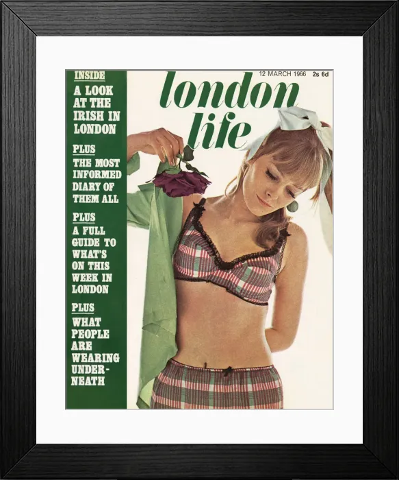 Framed Print : London Life Cover Date: 1966 Framed Print : London Life Cover Date: 1966