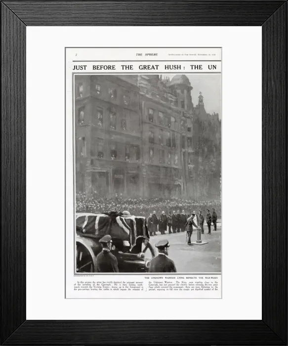 Framed Print : The Sphere Unknown Warrior Special Supplement (Page 2) Framed Print : The Sphere Unknown Warrior Special Supplement (Page 2)