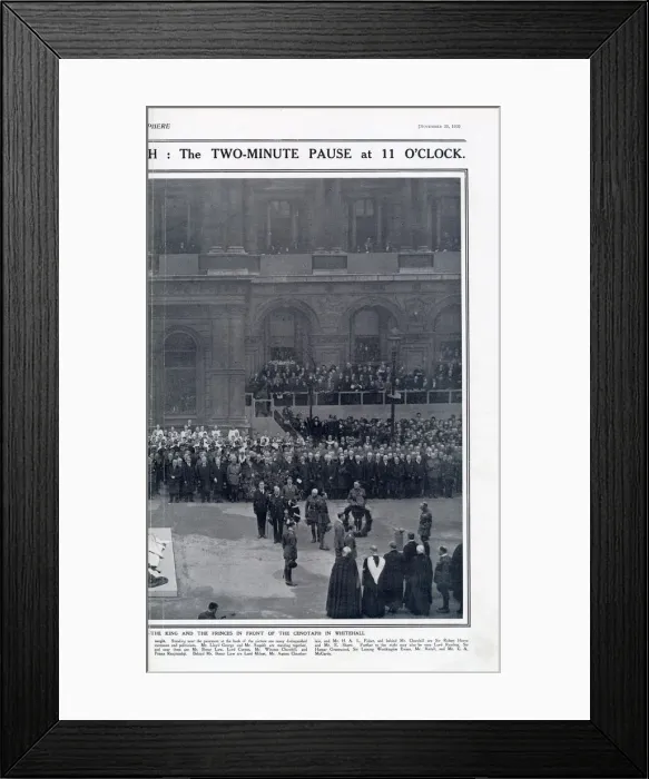 Framed Print : George V at the unveiling of Cenotaph 1920 Framed Print : George V at the unveiling of Cenotaph 1920