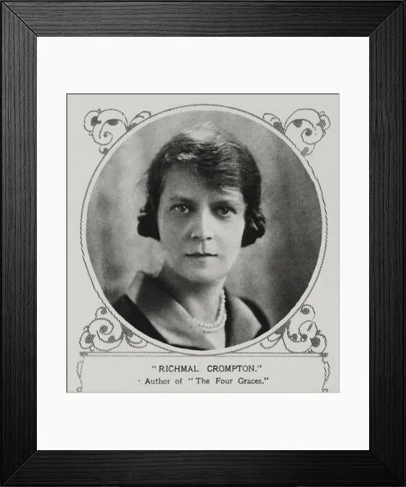 Framed Print : Richmal Crompton (1890 - 1969), English writer, best-known for her Just William series of Framed Print : Richmal Crompton (1890 - 1969), English writer, best-known for her Just William series of
