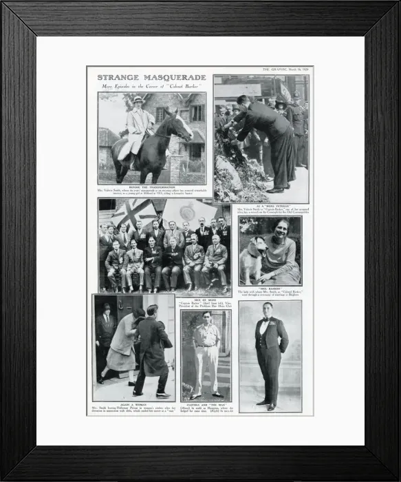 Framed Print : Colonel Barker - Valerie Smith Framed Print : Colonel Barker - Valerie Smith