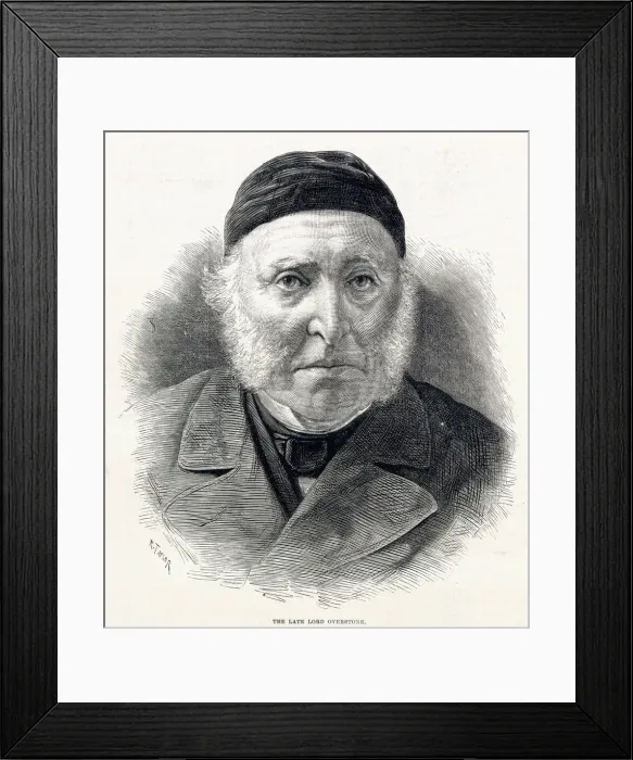Framed Print : Samuel Jones-Loyd, 1st Baron Overstone Framed Print : Samuel Jones-Loyd, 1st Baron Overstone
