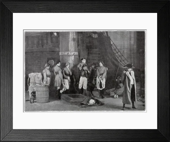 Framed Print : Scene from J. M. Barries Peter Pan at the Duke of Yorks Theatre in 1905 Framed Print : Scene from J. M. Barries Peter Pan at the Duke of Yorks Theatre in 1905