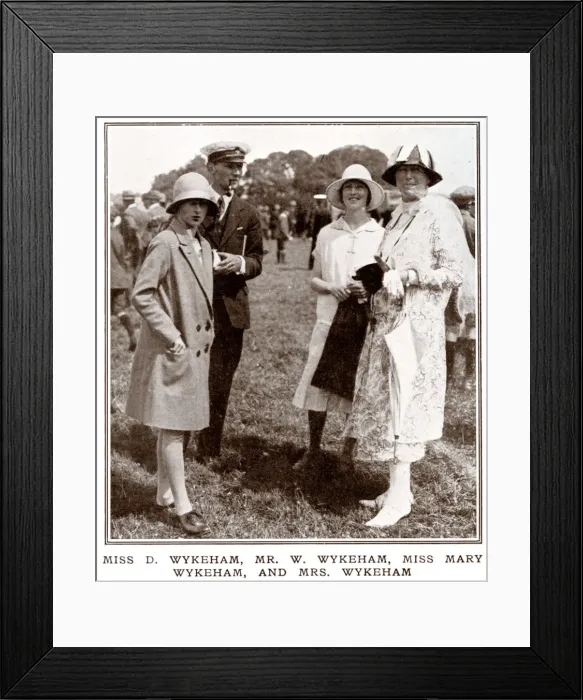 Framed Print : Miss D. Wykeham, Mr W. Wykeham, Miss Mary Wykeham and Mrs Wykeham at the Isle of Wight Framed Print : Miss D. Wykeham, Mr W. Wykeham, Miss Mary Wykeham and Mrs Wykeham at the Isle of Wight
