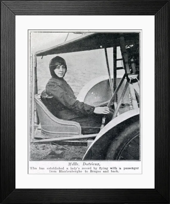 Framed Print : Helene Dutrieu Framed Print : Helene Dutrieu