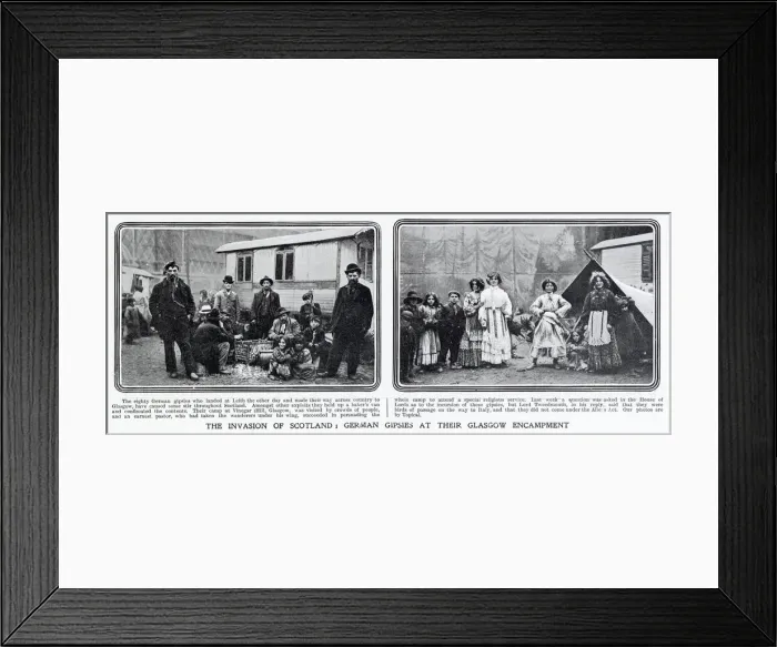 Framed Print : German gipsies in Scotland Framed Print : German gipsies in Scotland