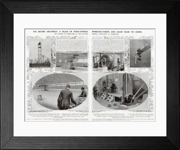 Framed Print : Testing aeroplanes - The National Physical Laboratory Framed Print : Testing aeroplanes - The National Physical Laboratory