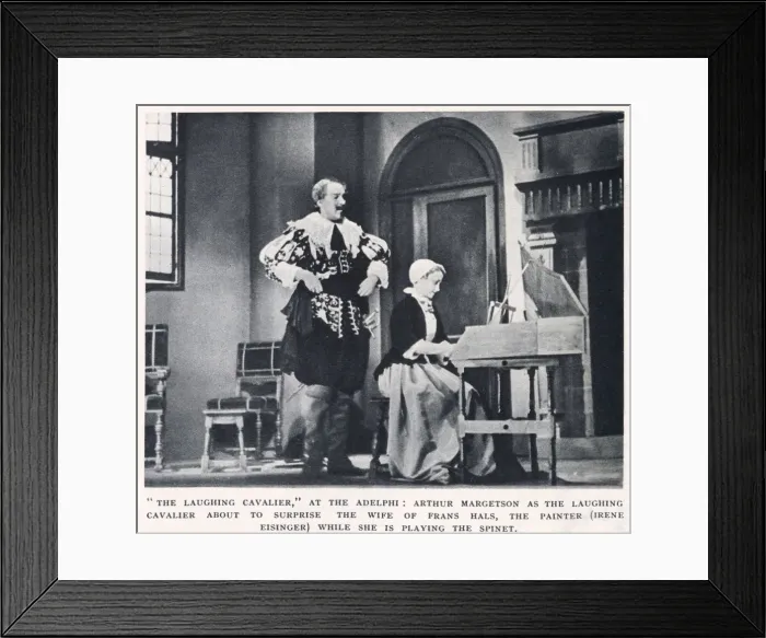 Framed Print : The Laughing Cavalier at The Adelphi Theatre, London: Arthur Margetson in the role of Framed Print : The Laughing Cavalier at The Adelphi Theatre, London: Arthur Margetson in the role of