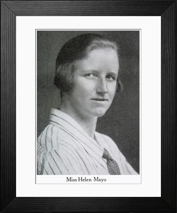 Framed Print : Helen Mayo, well-known female dentist. Date: 1929 Framed Print : Helen Mayo, well-known female dentist. Date: 1929
