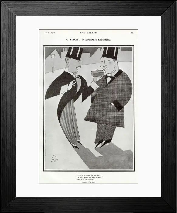 Framed Print : This is a present for the wife. I didn t know you were married