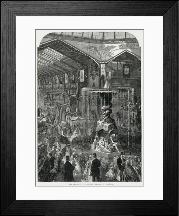 Framed Print : Exhibition of Art and Industry at Stockholm Framed Print : Exhibition of Art and Industry at Stockholm