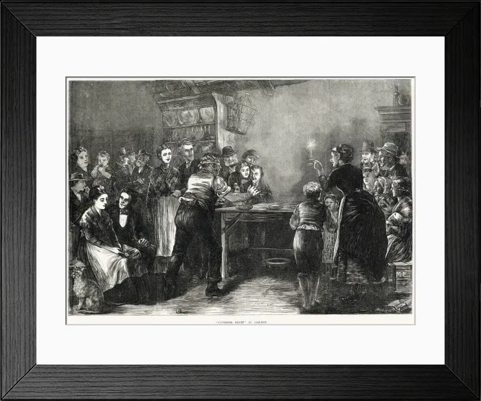 Framed Print : ?November Night? ? in Ireland Framed Print : ?November Night? ? in Ireland