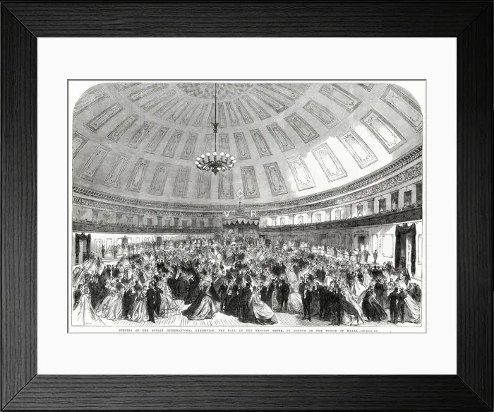 Framed Print : Ball at the Mansion House, Dublin 1865 Framed Print : Ball at the Mansion House, Dublin 1865