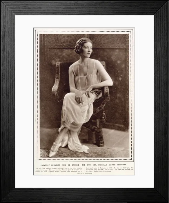 Framed Print : Daisy Fellowes