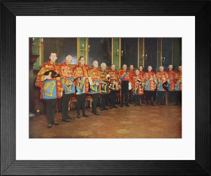Framed Print : Officers of Arms of the Heralds College, 1952 Framed Print : Officers of Arms of the Heralds College, 1952