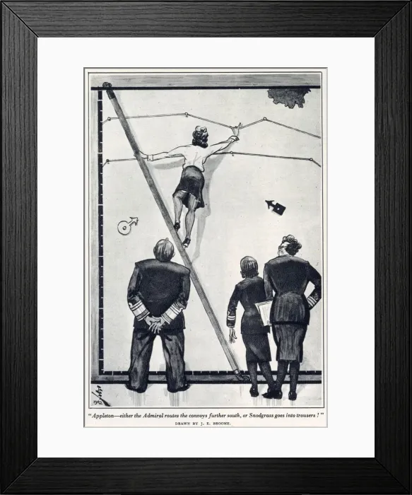 Framed Print : Appleton - either the Admiral routes the convoys further south Framed Print : Appleton - either the Admiral routes the convoys further south