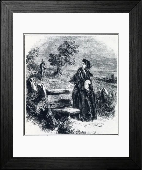 Framed Print : The Unexpected Rencontre by John Gilbert Framed Print : The Unexpected Rencontre by John Gilbert