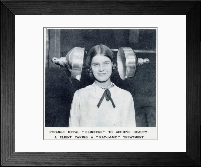 Framed Print : Ray-Lamp Treatments 1928 Framed Print : Ray-Lamp Treatments 1928