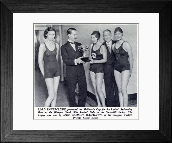 Framed Print : Lord Inverclyde presenting the McKenzie Cup Framed Print : Lord Inverclyde presenting the McKenzie Cup