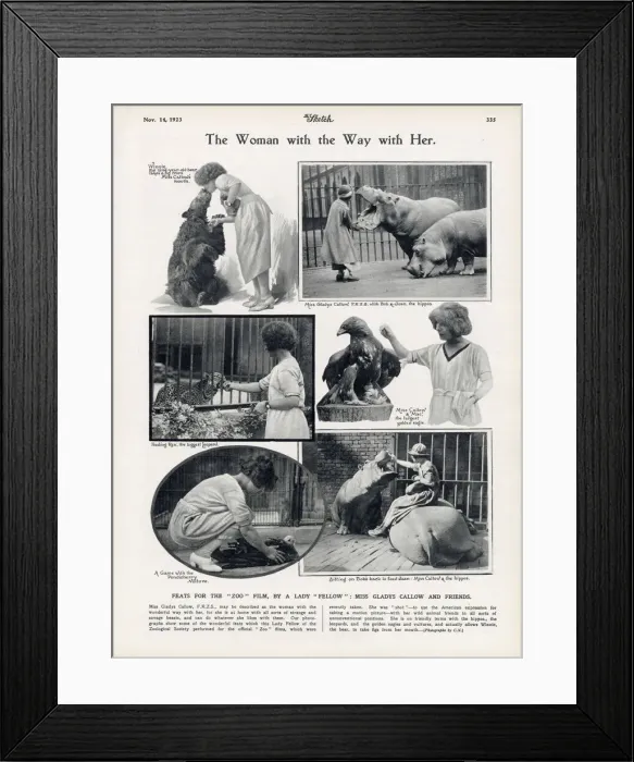 Framed Print : Gladys Callow, The Woman with the Way with Her Framed Print : Gladys Callow, The Woman with the Way with Her