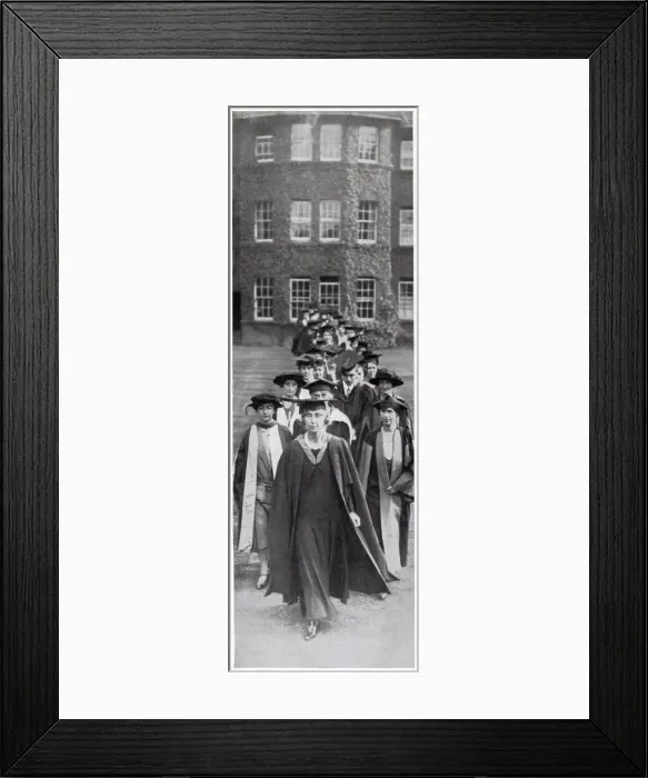 Framed Print : The Procession marking the half-century of Westfield College for Women Framed Print : The Procession marking the half-century of Westfield College for Women