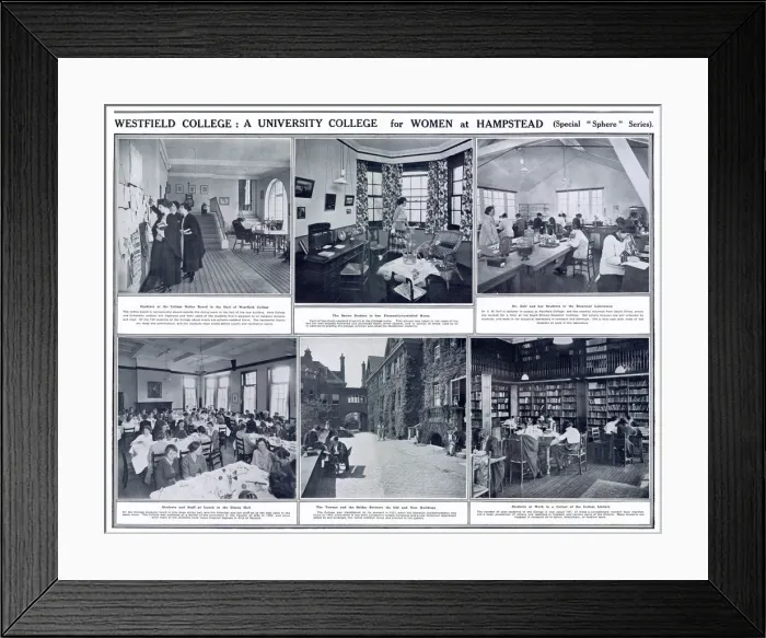 Framed Print : Westfield College, Hampstead - A University College for Women. Date: 1922 Framed Print : Westfield College, Hampstead - A University College for Women. Date: 1922