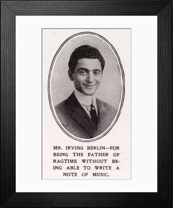 Framed Print : Irving Berlin