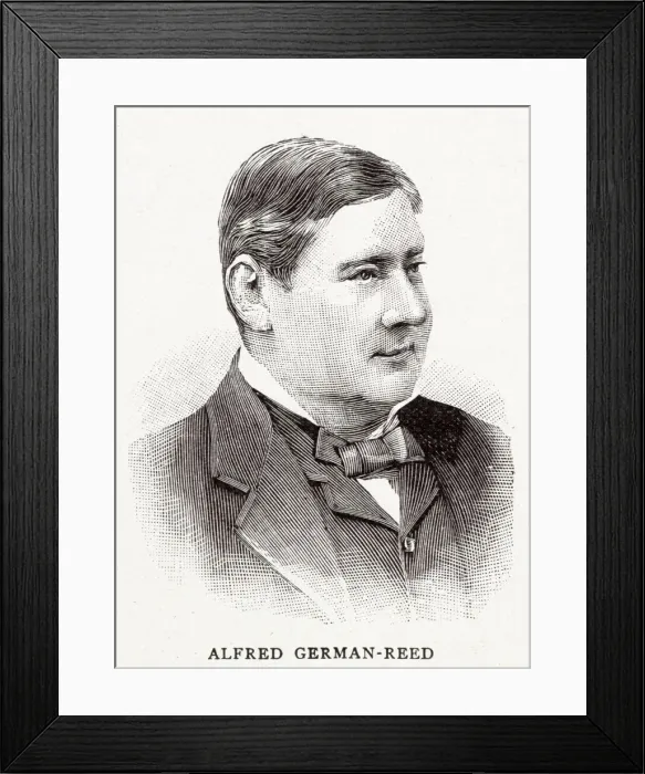 Framed Print : Alfred German-Reed - founder of the Gallery of Illustration Framed Print : Alfred German-Reed - founder of the Gallery of Illustration