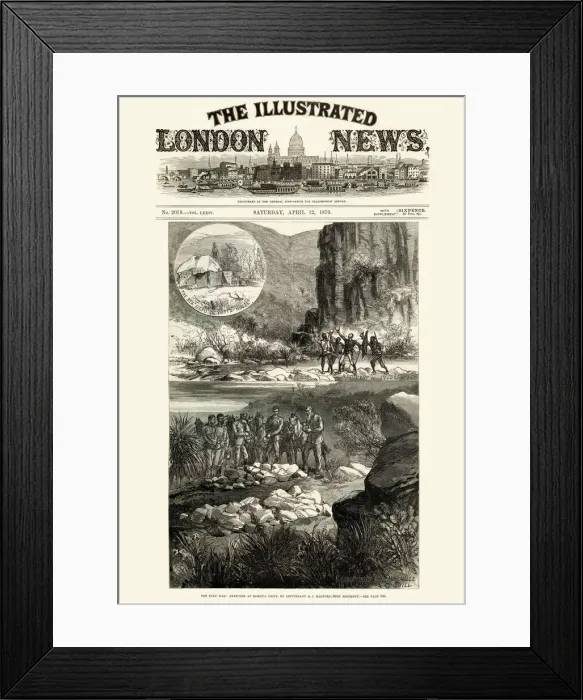Framed Print : Zulu War - Recovery of the Colours of the 24th in the Buffalo River Framed Print : Zulu War - Recovery of the Colours of the 24th in the Buffalo River