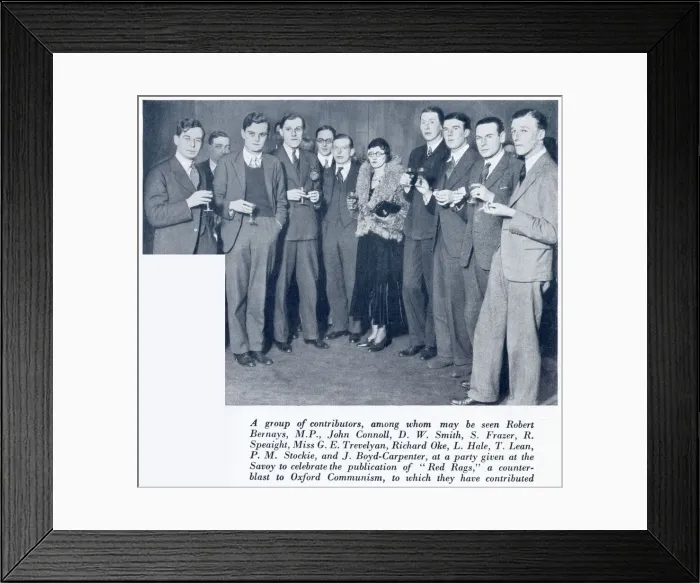 Framed Print : Gertrude Trevelyan with other contributors to Red Rags: Essays of Hate from Oxford Framed Print : Gertrude Trevelyan with other contributors to Red Rags: Essays of Hate from Oxford